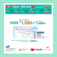 Wsoptics - Acuvue Oasys for Astigmatism คอนแทคเลนส์สายตาเอียง ราย 2 สัปดาห์ (1 box : 3 pairs)