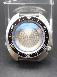 44มิลลิเมตรหรูหราผู้ชายนาฬิกากรณี Mod SKX 6105ไพลินคริสตัลแก้วสำหรับ Seiko NH34 NH35 NH3638 SKX007 S