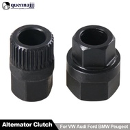 QUENNA 33 Teeth Hexagon Generator Pulley Removal Tool Alternator Clutch Free Wheel Pulley Removal To