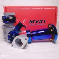 Throttle Body with Trumpet Titanium Set MVR1 Y15 (34/36mm)
