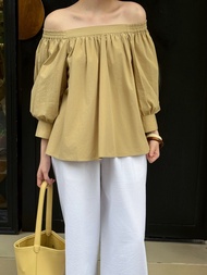 AOEM STUDIOS - KAILY TOP - ÁO TRỄ VAI DÁNG RỘNG VẢI COTTON HÀN
