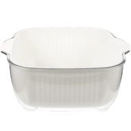 Washing Vegetable Basket Washing Fruits Basket Double Layer Storage Basket