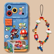 手机壳Compatible with Apple 17Pro Max phone case IP16 lens film 15. Fashionable蓝色马里奥苹果16手机壳iphone17prom