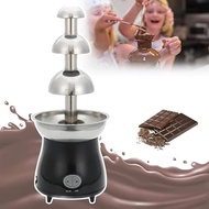 Electric Chocolate Fondue Fountain Machine Chocolate Waterfall Machine for Cheeseパーティー Wedding Choco