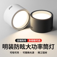 Surface Mounted Downlight led Round Simple Commercial Clothing Store 13cm Ceiling Light Office Aisle