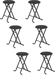 AITECH YSFO-07 x 6 Pcs BK Folding Chair (Backless) Set of 6, Width 13.2 x Depth 11.8 x Height 18.5 i