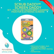 Scrub Daddy Screen Daddy 3ct - Multi-use Microfiber Cleaning Pads for Electronic Screens