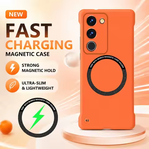 Lightweight Thin Phone Cases for VIVO V29 Pro Lite V29Pro V29Lite 5G Candy Color Original PC Magneti