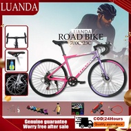 LUANDA 700cc Road Bike Aluminum bike road bike Alloy Road Bike Leisure Bikes Racing Bike