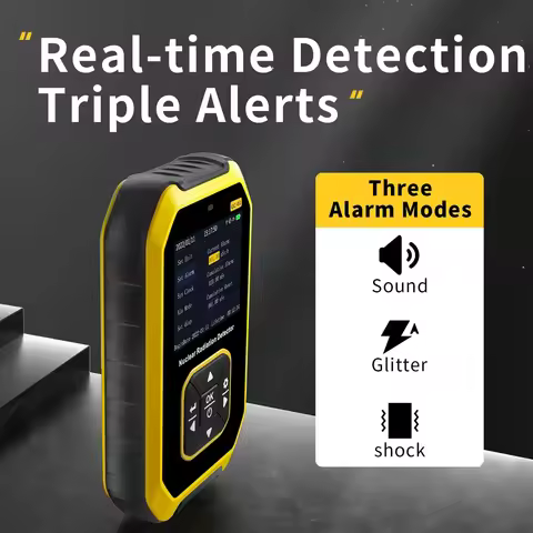 Geiger Counter Radiation Detector Digital Beta Gamma X Ray Monitor Real Time Radioactive Meter for M