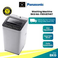 PANASONIC Washing Machine 8KG NA-F80VB7HRT Powerful Washing Automatic Water Save Washer Mesin Basuh 