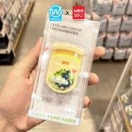 MATA Miniso Portable Eyelash Curler I Love Earth/Portable Eyelash Curler - Yellow