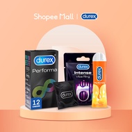Durex Steamy Bundle – Performa Condoms 12s + Play Warming Lube 100ml + Intense Vibe Ring (Extra Plea
