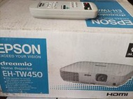 EPSON elpsc21b 80吋(16:9)巧攜式布幕 &amp; EPSON  液晶投影機 EH-TW450  可分售