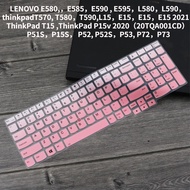 SILICON LAPTOP Keyboard Film Protective Cover LENOVO THINKPAD E580 Notebook 15.6"T580 Computer FOR T