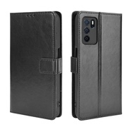 OPPO A16 Case PU Leather Wallet Flip Phone Case OPPO A16 A 16 OPPOA16 Back Cover