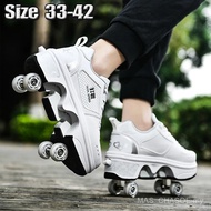 Roller Skates Running Sneakers Women's Roller Skates Adult Children Unisex Roller Skates Transformer