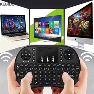 2.4G Air Mouse Remote Touchpad Colorful Backlight English Russian for Android TV Box PC I8 Mini Wireless Keyboard