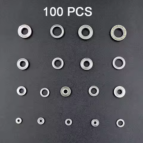 Wholesale 100Pcs MR63ZZ 683 693 623 MR74ZZ MR85ZZ MR95ZZ MR105ZZ MR106 MR115ZZ MR117ZZ MR128ZZ 6700 