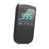 [Simhoa3] Portable AM FM Radio with Reception Mini Personal Radio Digital Radio for Jogging Home Adults