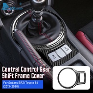 AIRSPEED Real Carbon Fiber For Subaru BRZ Toyota 86 GT86 2013-2020 Gear Shift Knob Trim Interior Acc