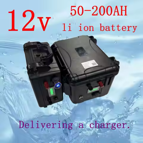 12V 50Ah 60Ah 100Ah 120Ah 200Ah 250Ah lithium ion rechargeable battery pack bluetooth power supply f