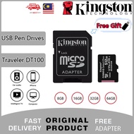 𝗞ing𝗦ton Micro SD Card Memory Card 10 100MB/s(16GB/32GB/64GB/128GB)Class 10 UHS-I Card SDCS2 Card Fo