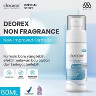 Deorex Body Odorizer Non Fragrance Spray 60ml Replacement Deodorant Antiperspirant Solution for Body