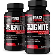 FORCE FACTOR Test X10 Ignite, Testosterone Booster & Fat Burner for Men, Testosterone Supplement to 