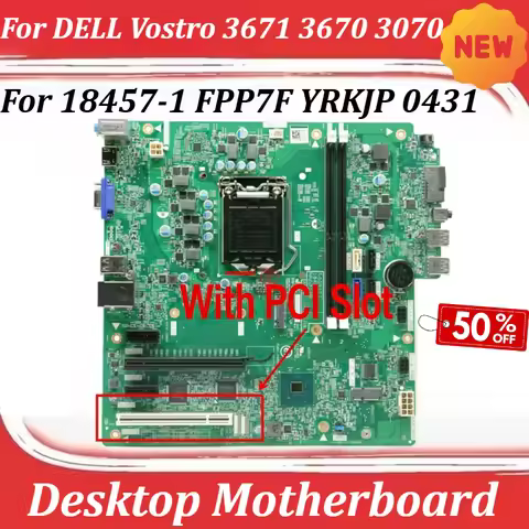 For DELL Vostro 3671 3670 3070 Desktop Motherboard 18457-1 FPP7F YRKJP 0431 Fast Ship Laptop Parts