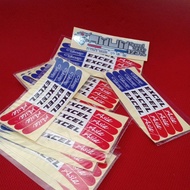 TAKASAGO EXCEL ASIA THAILAND RIM STICKER TAKASAGO EXCEL THAILAND STICKER