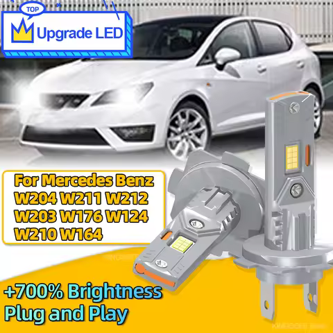 2x 6000K H7 Headlight Bulbs 30000LM LED Car Lights Upgrade CHip For Mercedes Benz W204 W211 W212 W20