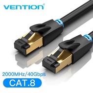 Vention Lan Cable RJ45 Cat8 Cat.8 Gigabit 40Gbps SFTP Gold Plated