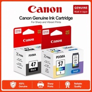 Canon PG-47 Black / CL-57 Color / CL-57s INK CARTRIDGE CANON PIXMA E410 E400 E460 E480 E470 E480