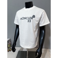 2026 Baru MONCLER Lelaki dan Wanita Bercetak T-Shirt Perniagaan T-Shirt Lengan Pendek T-Shirt Lengan