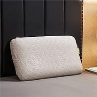 Latex pillow Comfortable Pure Natural Latex Pillows Neck Pain Relieve Side Back Sleep Orthopedic Pillow Cervical Care Support Cushion (Color : Gray, Size : 60x40cm 50D)