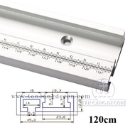 Thanh ray trượt bàn cưa( 60 80 122 cm) in thước đo