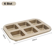 Carbon Steel Baking Tray 12 Cup Square Cake Mould Non Stick Baking Pan Mini Bread Burger Cupcake Mol