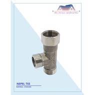 Toilet swivel shower faucet nipple Tee Toilet Shower Connection