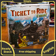 Ticket To Ride Deck BOARD Game EU Edition PARTY friend Game
