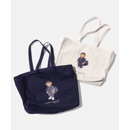 Japan Daigou Beams Polo ralph lauren Co-Branded Bear Handbag Tote Bag Large Capacity With Zipper Sma