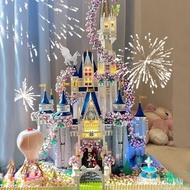 【In stock】[48Hourly Delivery]Compatible with Lego Disney Castle Gift Birthday Building Blocks Girl Micro Particle Decoration Assembled Toy Surprise Dream RTYM