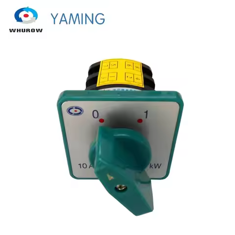 HZ5-10/1.7 L02 Rotary switch 2 position 0-1 on-off selector 10A 2 phase changeover rotary cam switch