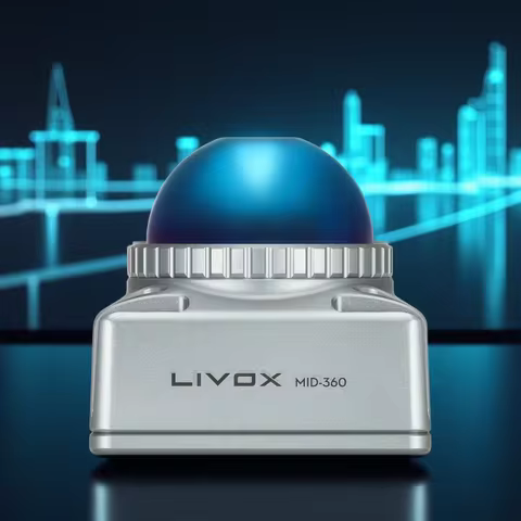 3D LiDAR, with a 360° Omnidirectional Ultra-Large Field of View,Livox Mid 360S Laser Detection and R
