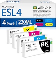 ESL4 Ink cartridges 220ml Compatible for Roland Eco-Sol MAX2 MAX 2 ESL4 Ink Cartridge for RF-640 VS-