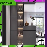 Cabinet QW. Hallway Entrance Foyer Cabinet Modern Minimalist Changhong Glass Partition Cabinet QW.