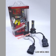 MC6 HB3 3-COLOR LED FOGLAMP HB3-9005 3-COLOR FOG LAMP/