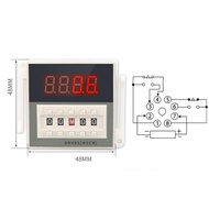 TWILIGHT❤️DH48S-2Z 12V-220V  SPDT Programmable Timer Time Switch Relay +