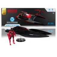 DC No Pick Box Condition Mcfarlane 7 Inch Vehicle Batmobile With Future Batman With Sound Light Vers