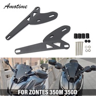 สำหรับ Zontes 350D กระจกมองหลัง350เมตรตัวยึดด้านหน้า350 D 350เมตรรถจักรยานยนต์ดัดแปลงไปข้างหน้าที่ยึ